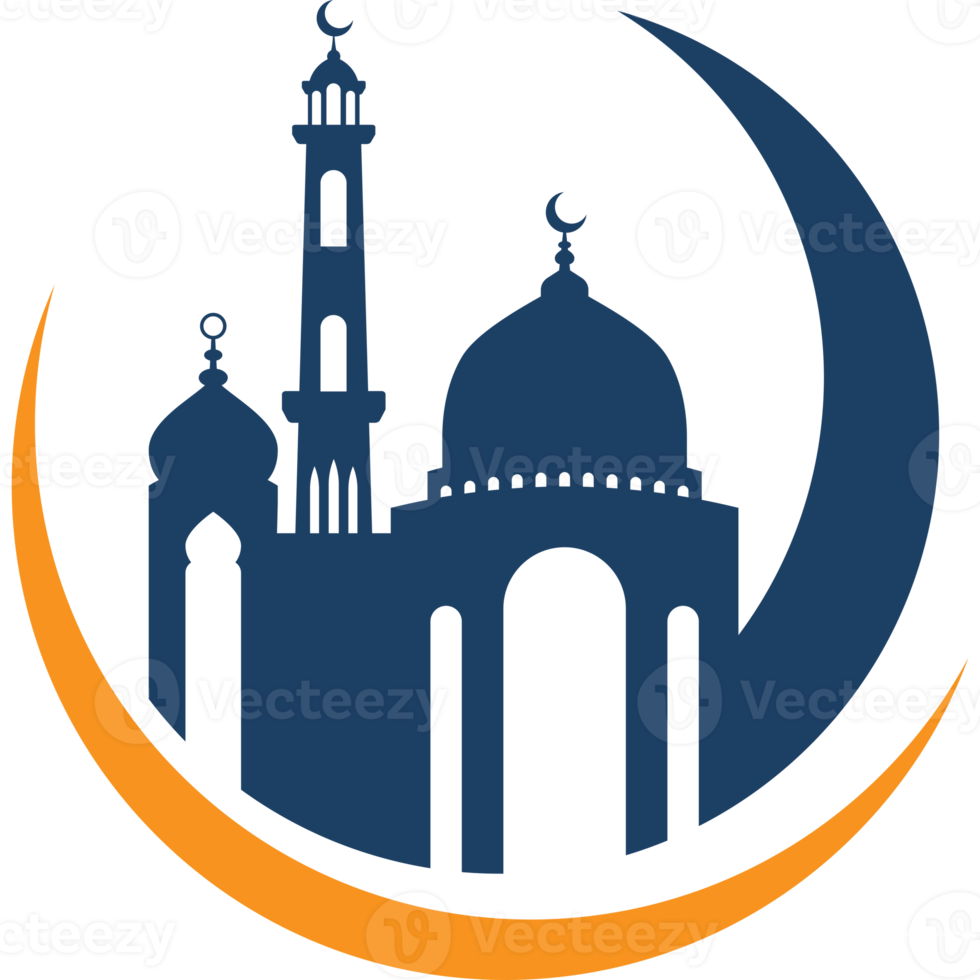 Mosque icon design silhouette png