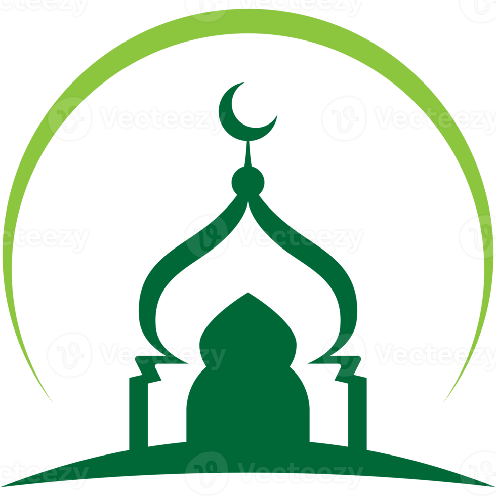 Mosque icon design silhouette png