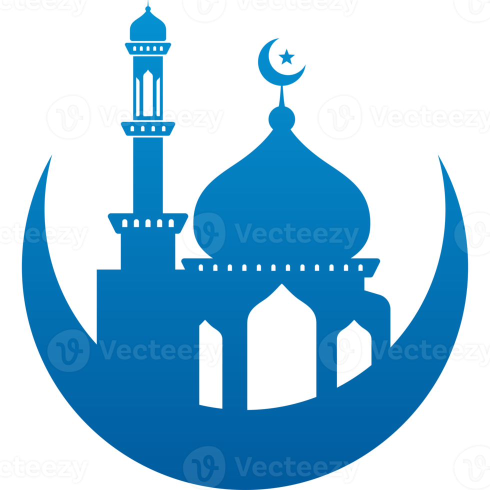 Mosque icon design silhouette png