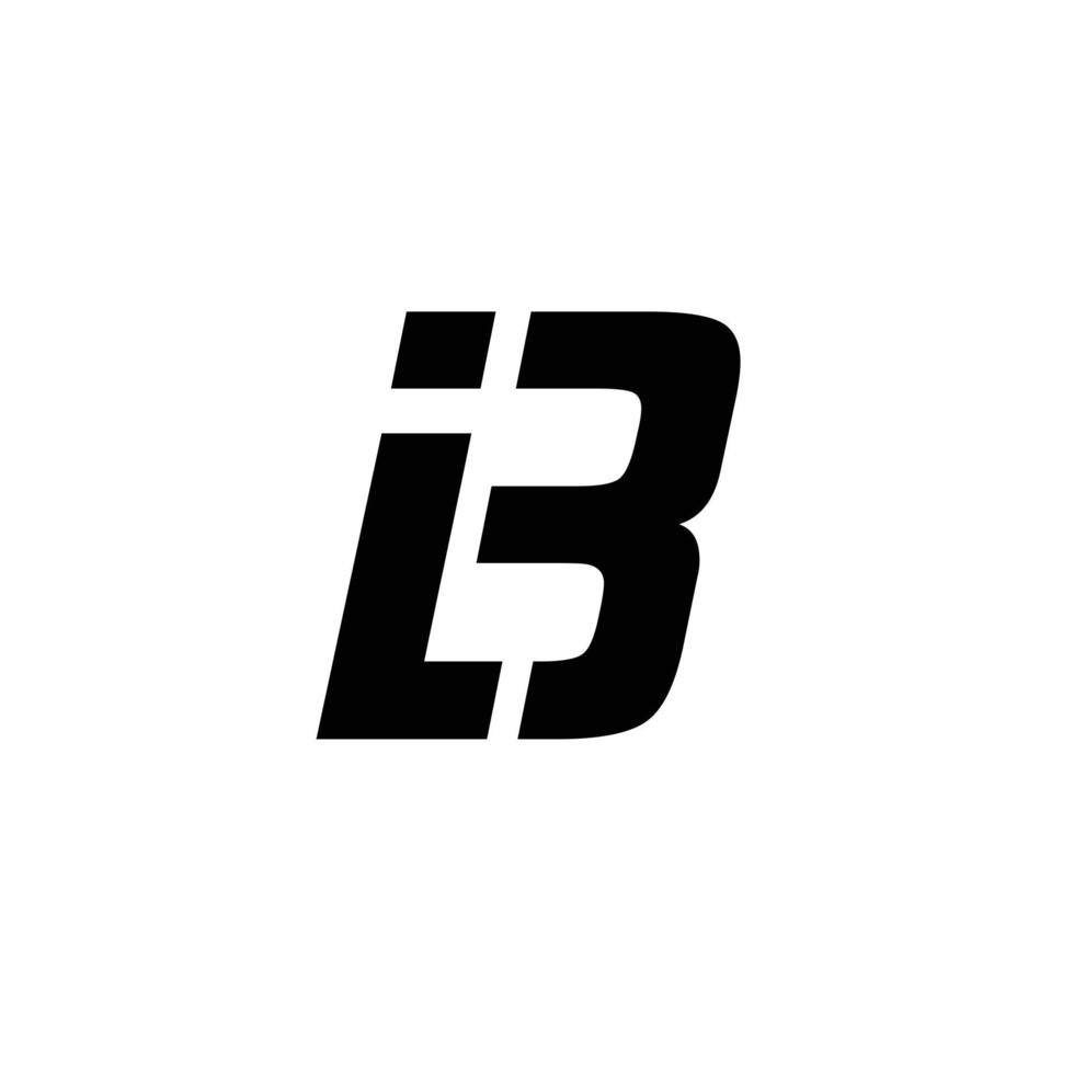 letra inicial lb icono vector logo plantilla ilustración diseño pro vector