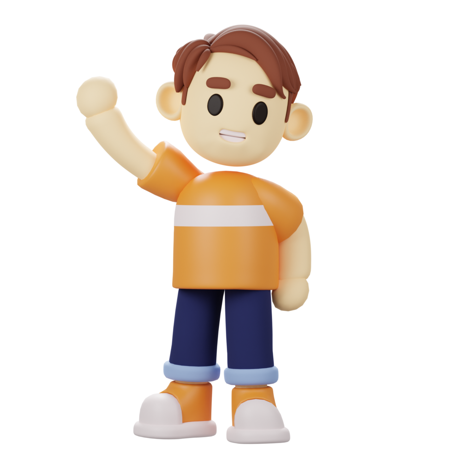 3D Boy Character Say Hello 10871118 PNG 3d-boy-character-say-hello-10871118-png