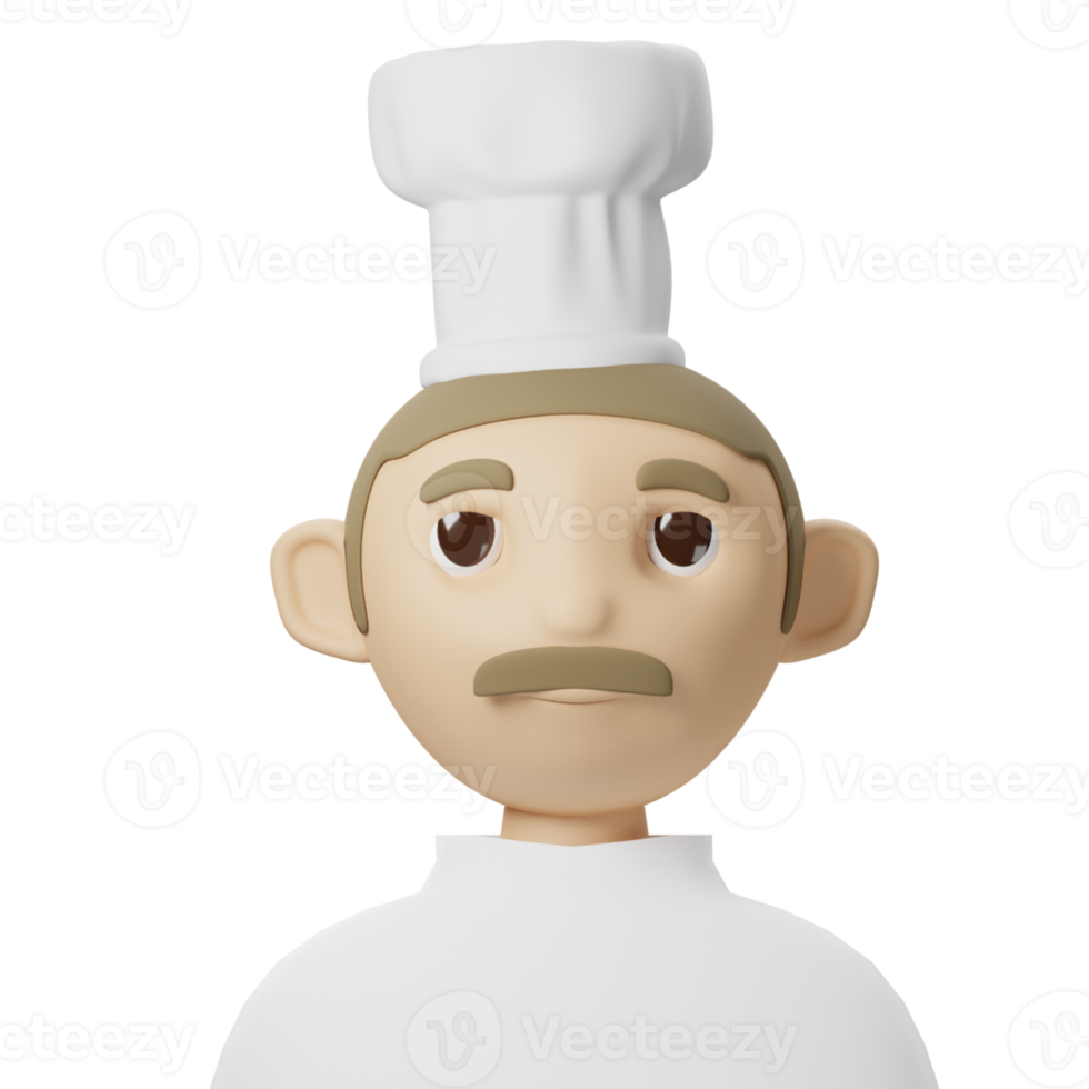 3D Avatar Cheff png