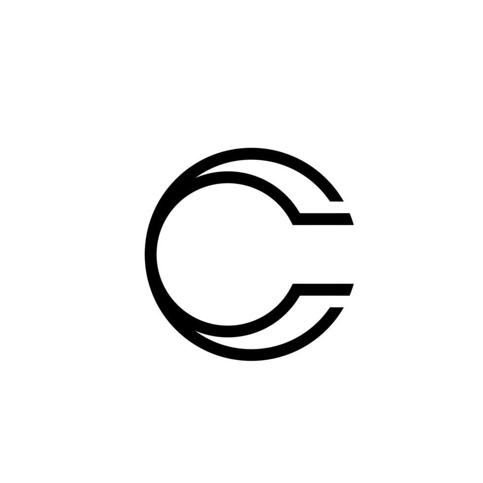 Initial Letter C Icon Vector Logo Template Illustration Design Pro Vector