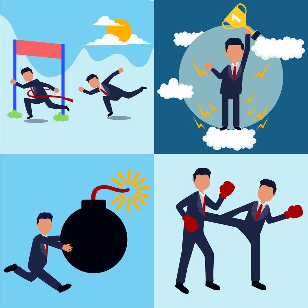 business and teamwork vector illustration