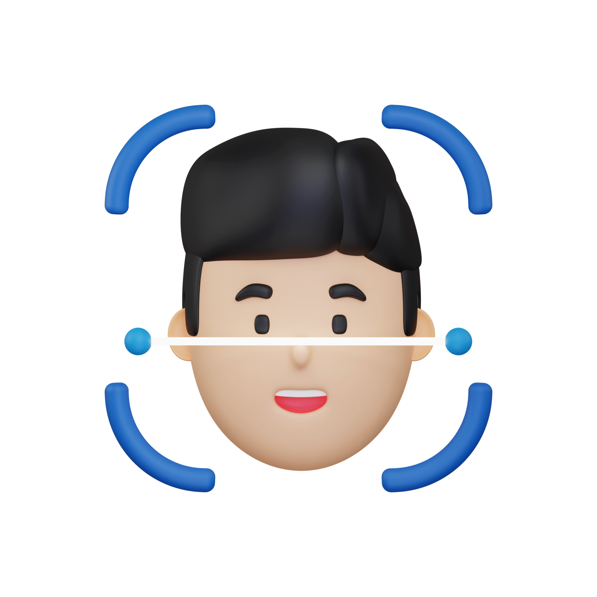 6,205 3D Face Id Scan Illustrations - Free in PNG, BLEND, GLTF - IconScout