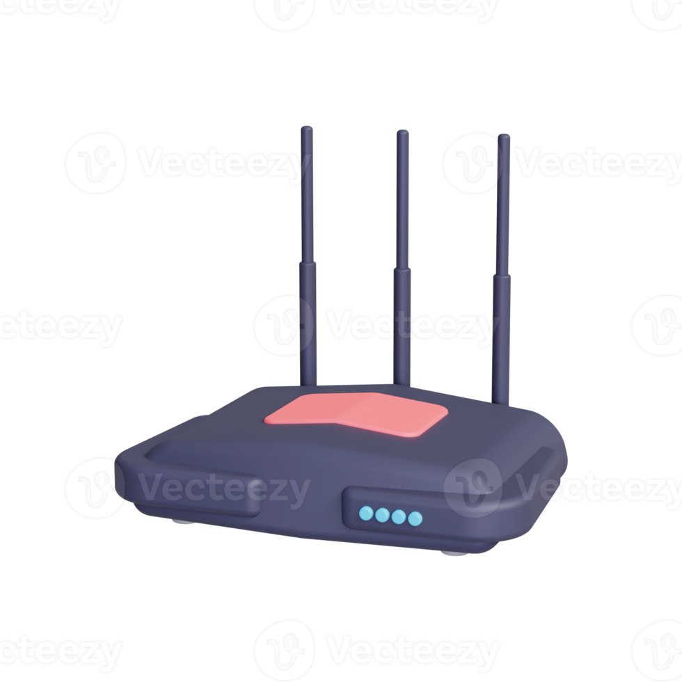 3d Internet router icona png