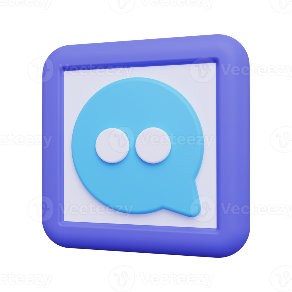 3d message icon png