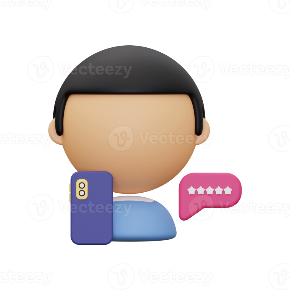 3d Customer Review icon png