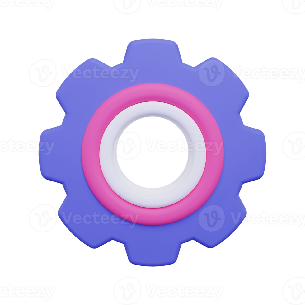 icono de configuración 3d png