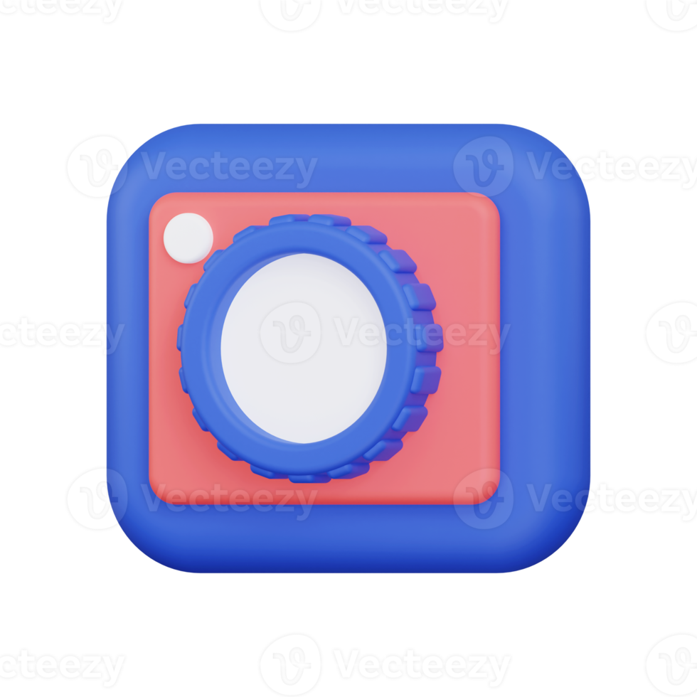 3d digital camera icon png
