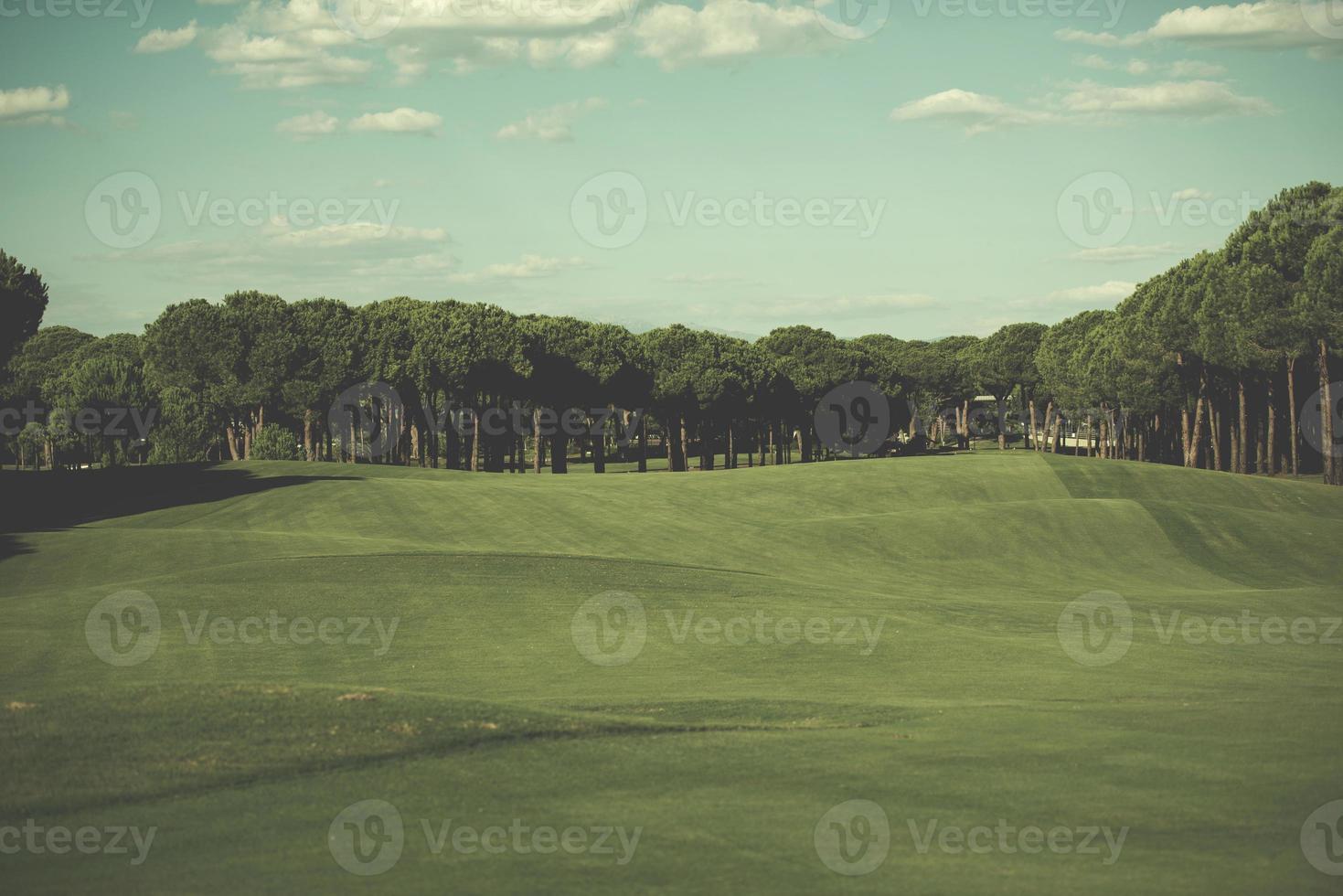 vista del campo de golf foto