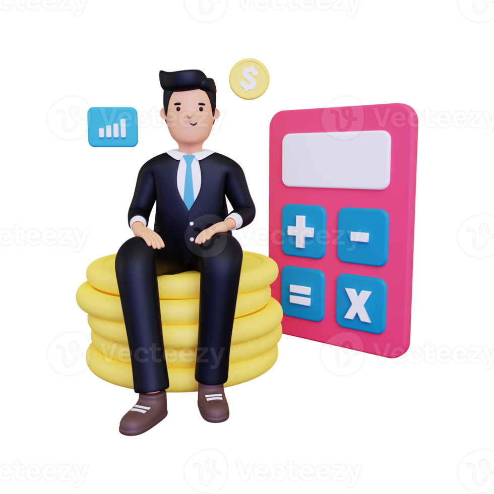 3d financial manager png
