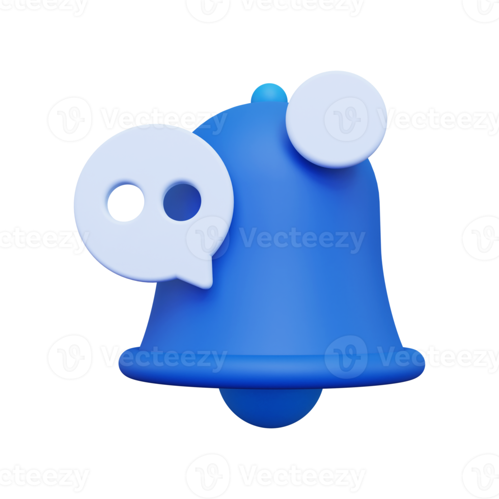 3d Message Notification icon png