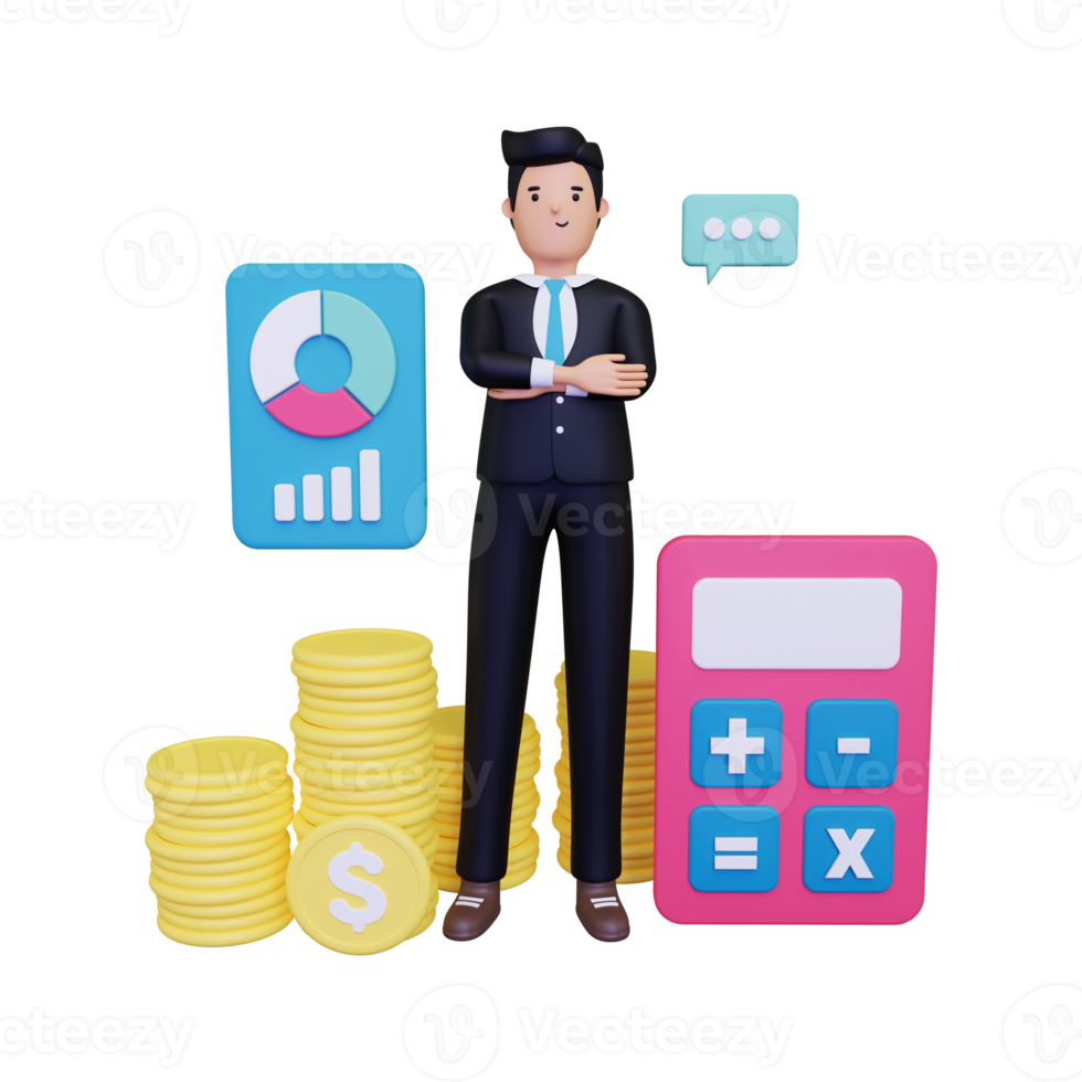 3d financial calculations png