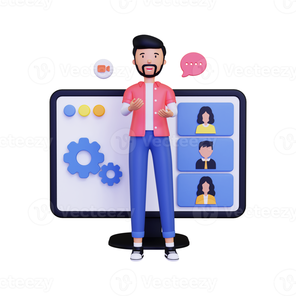 3d Online Webinar png
