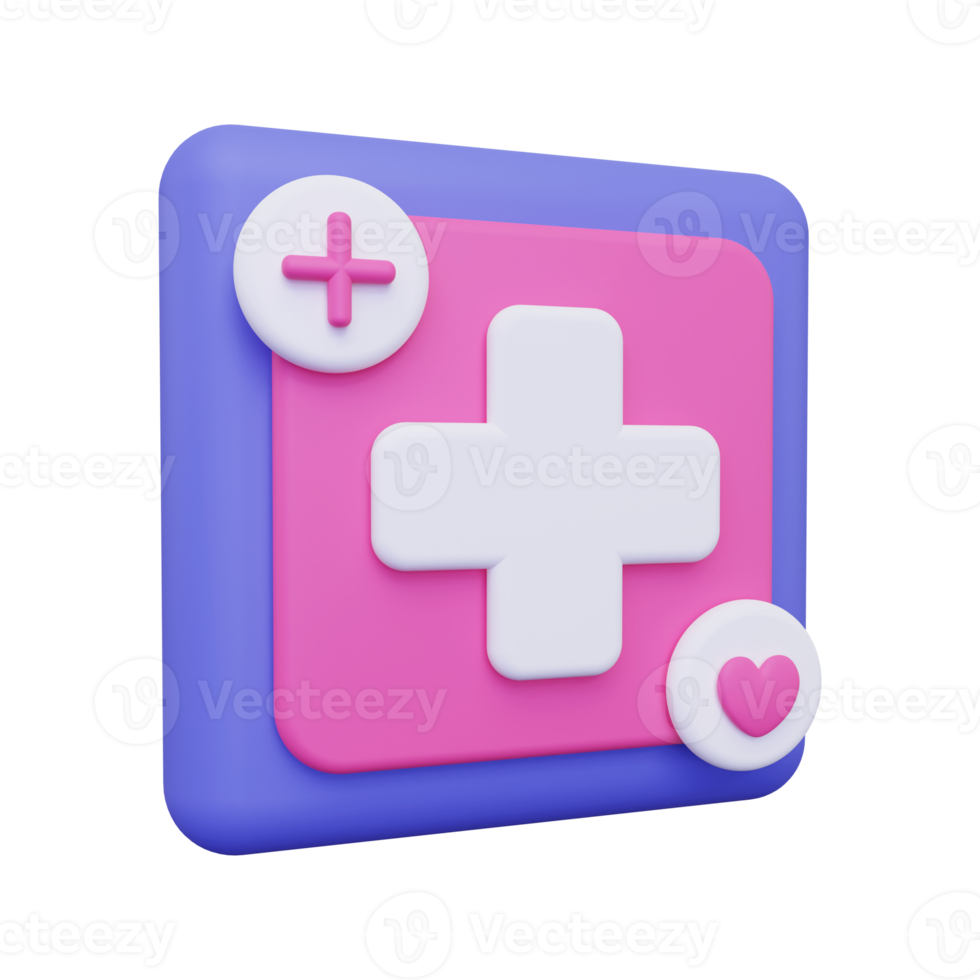 3d medical app icon png