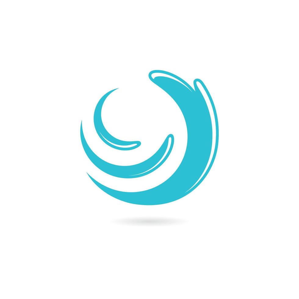 Water Splash symbol and icon Logo Template vector