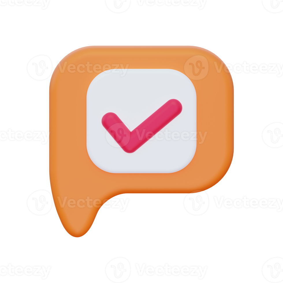 3d Message Sent icon png