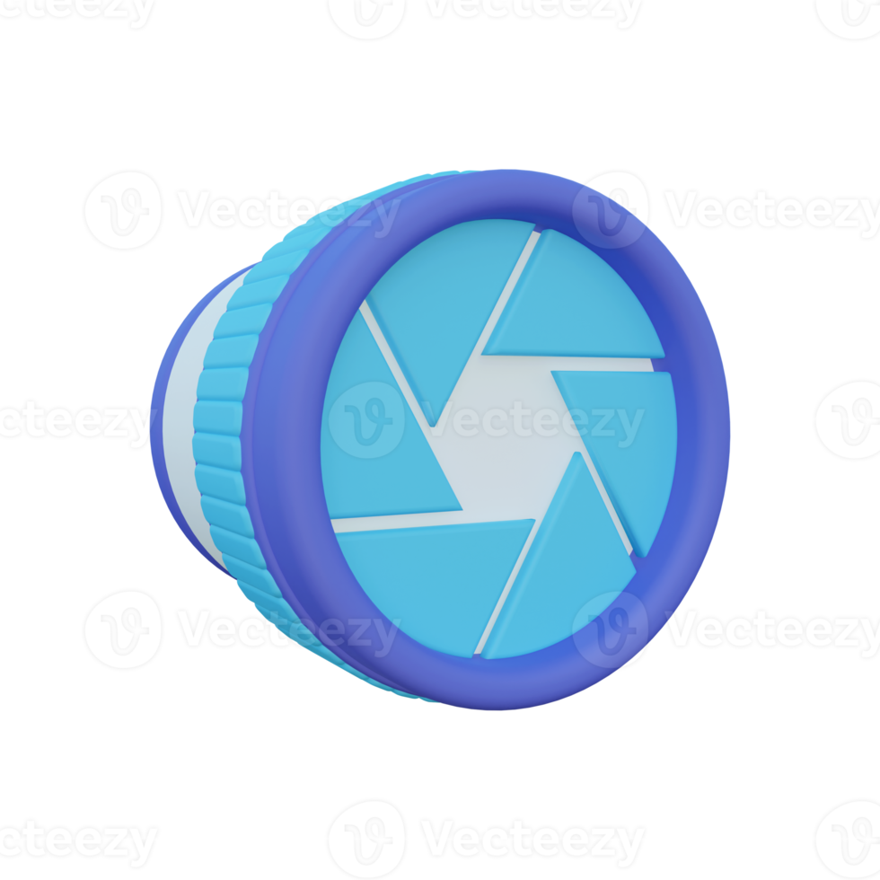 3d camera lens png