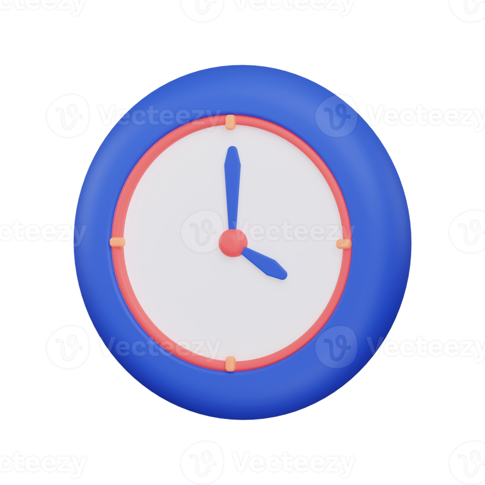3d clock icon png