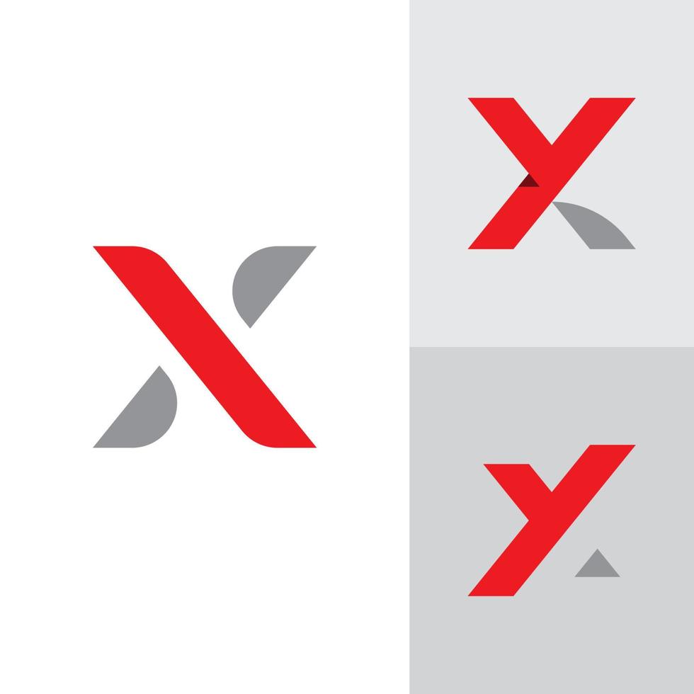 X Logo Design and template. Creative X icon initials based Letters in vector. vector