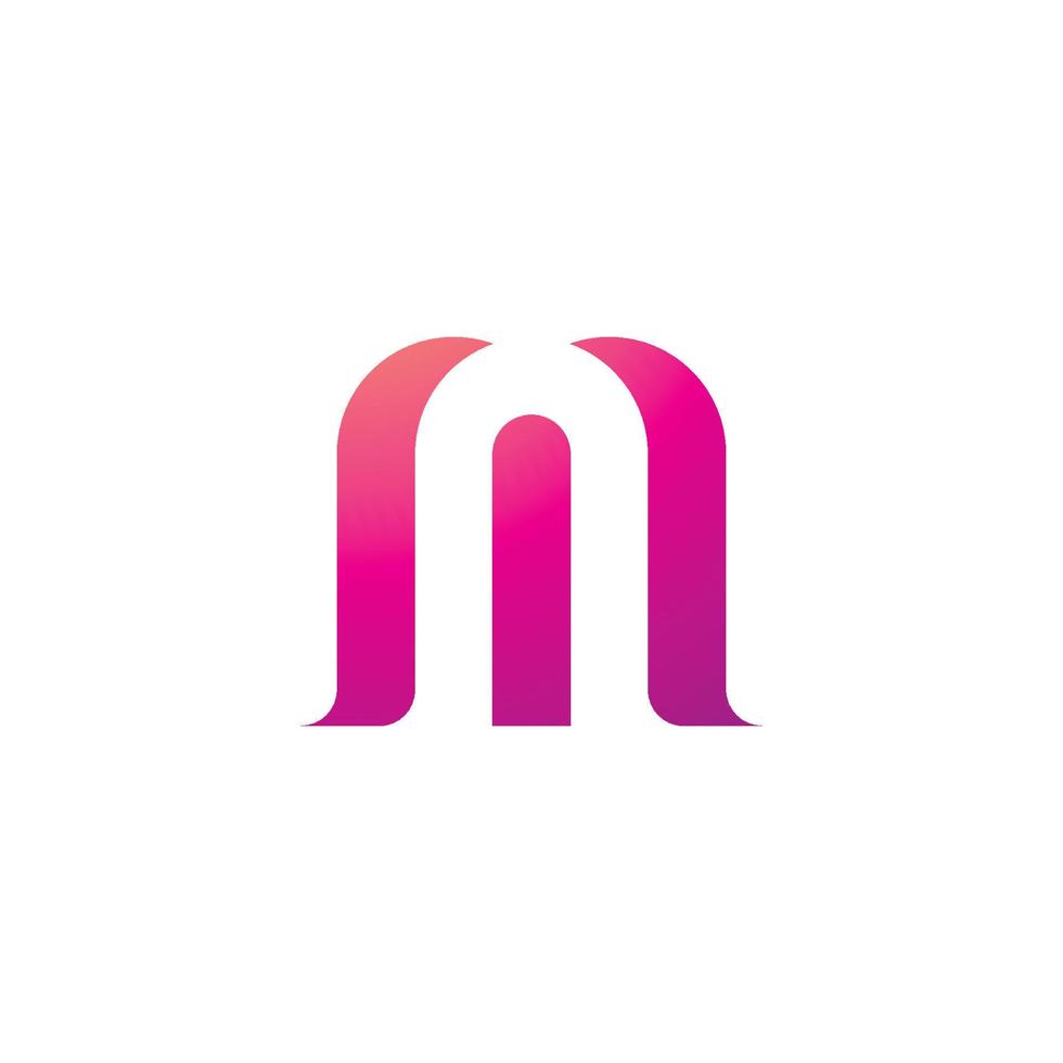 Letter M logo icon design template elements vector