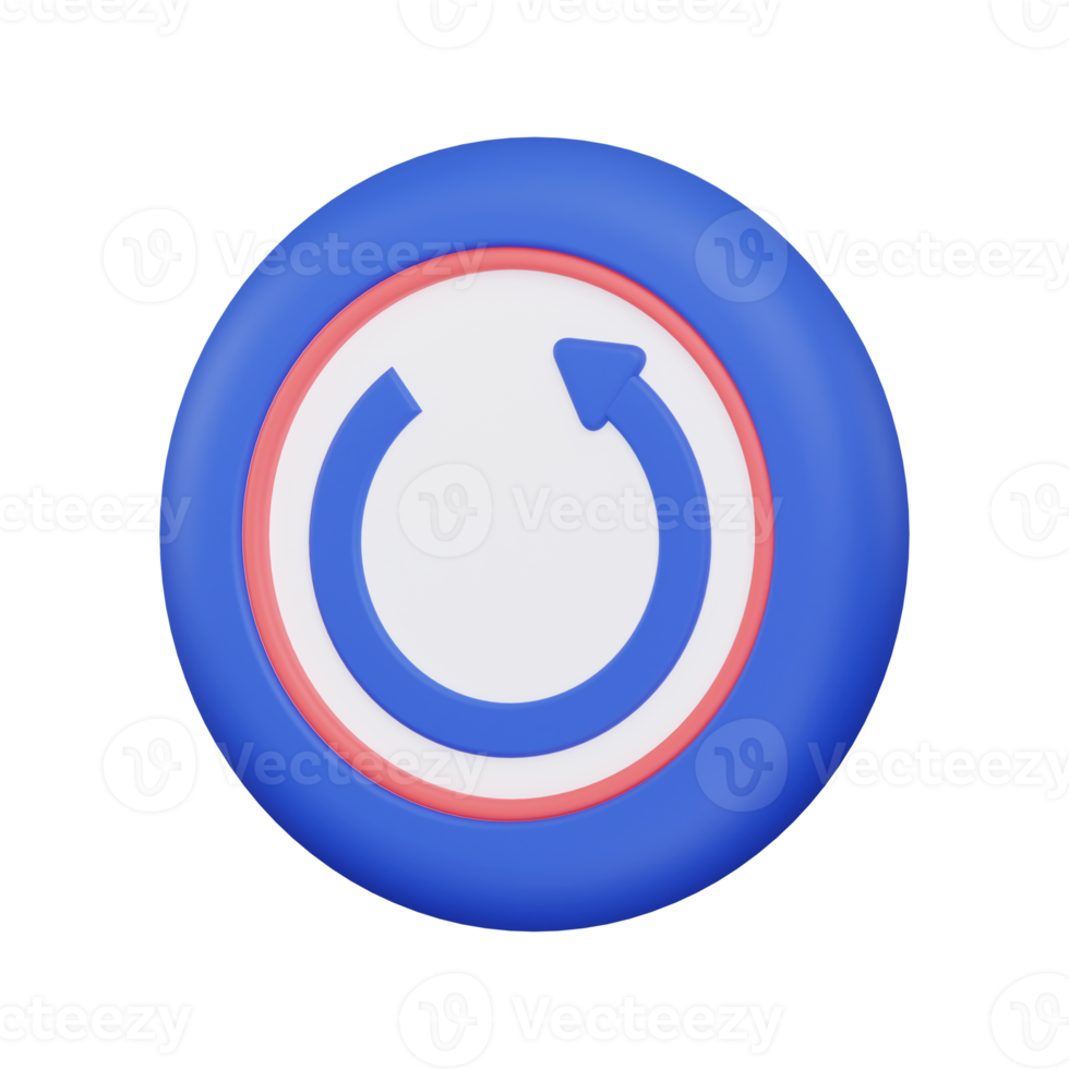 3d refresh icon png