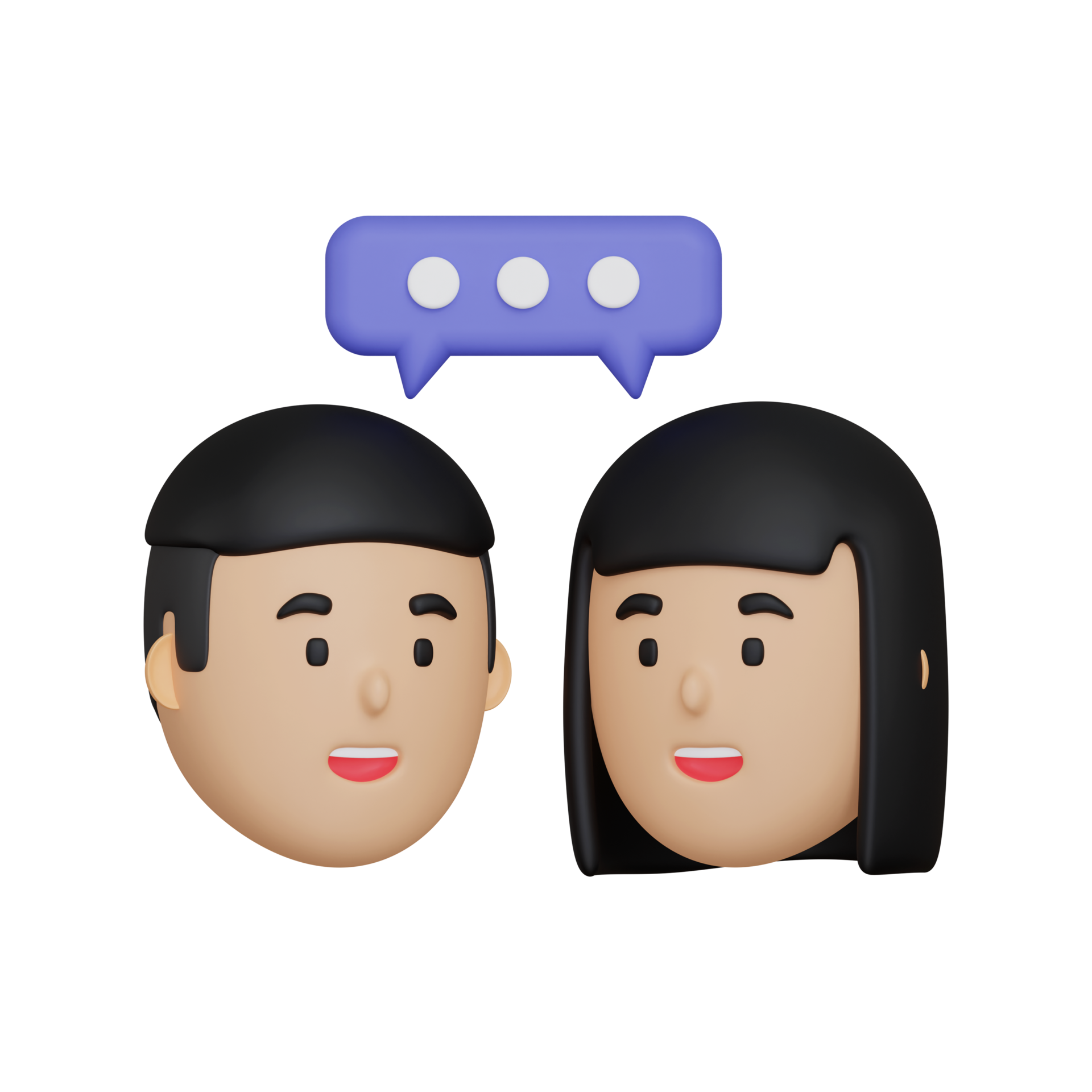3d People Communication icon 10872858 PNG