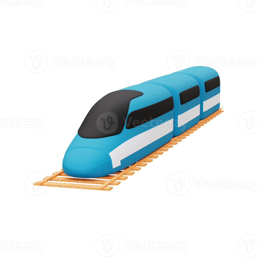 3d train icon png