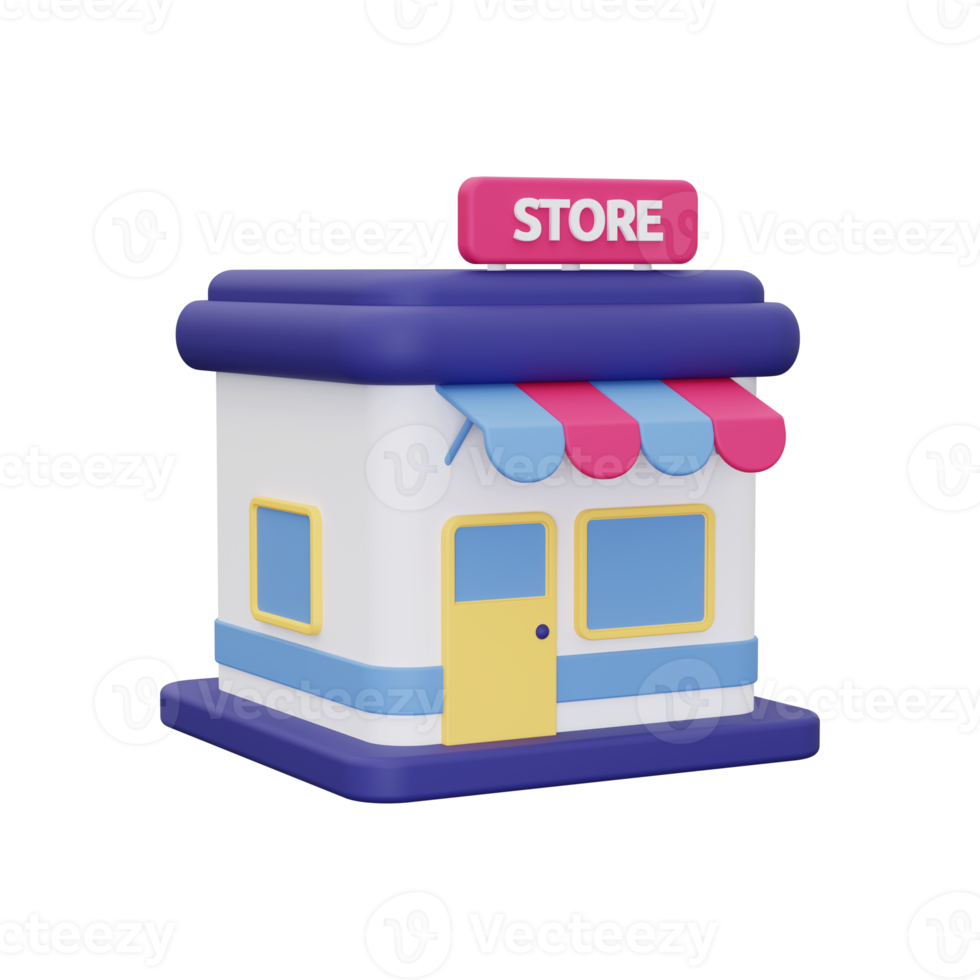 3d store icon png