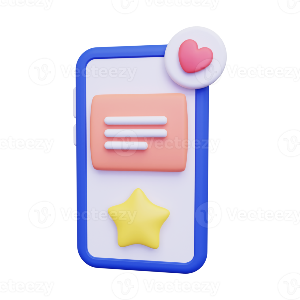 3d Customer Rating icon png