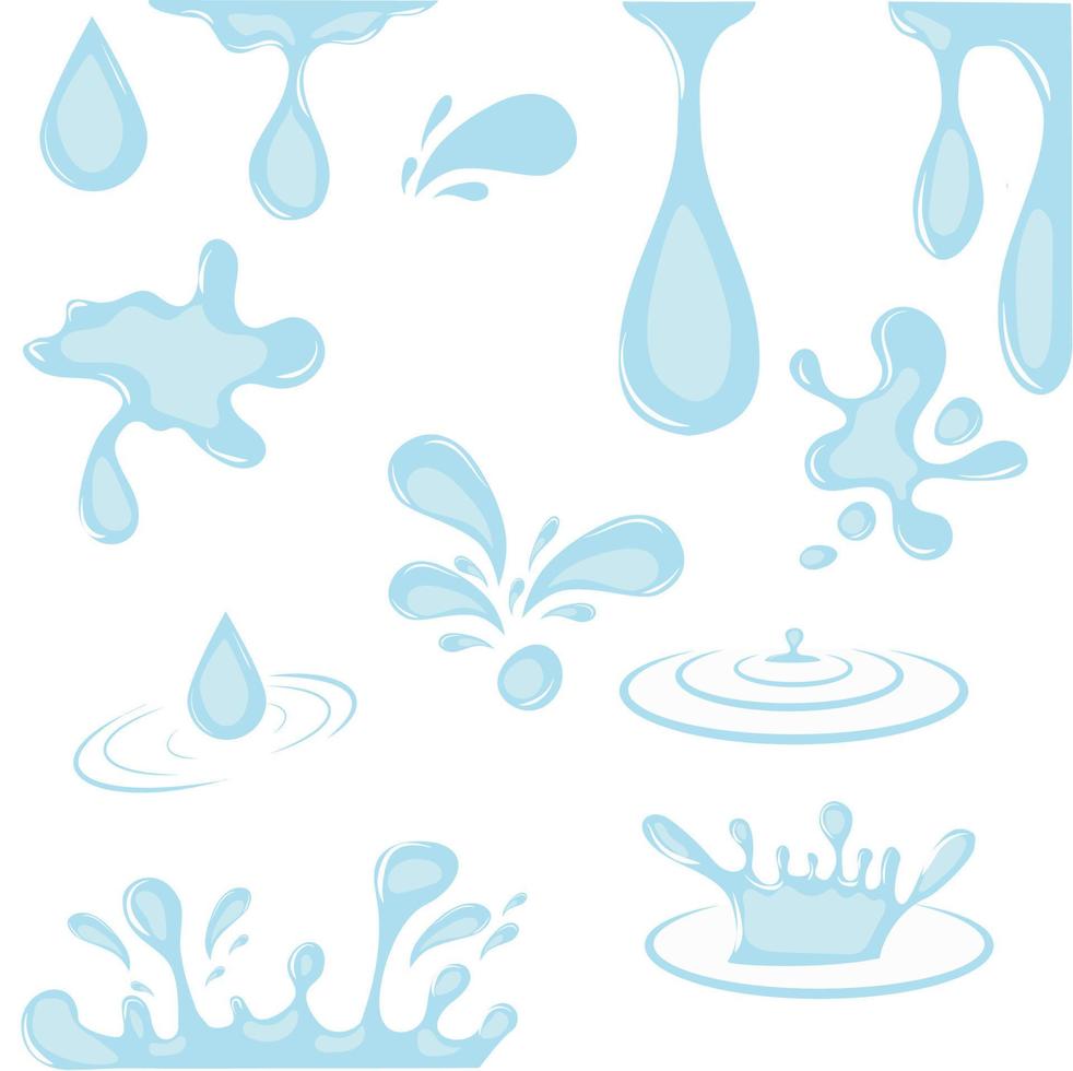 drops of water or oil vector