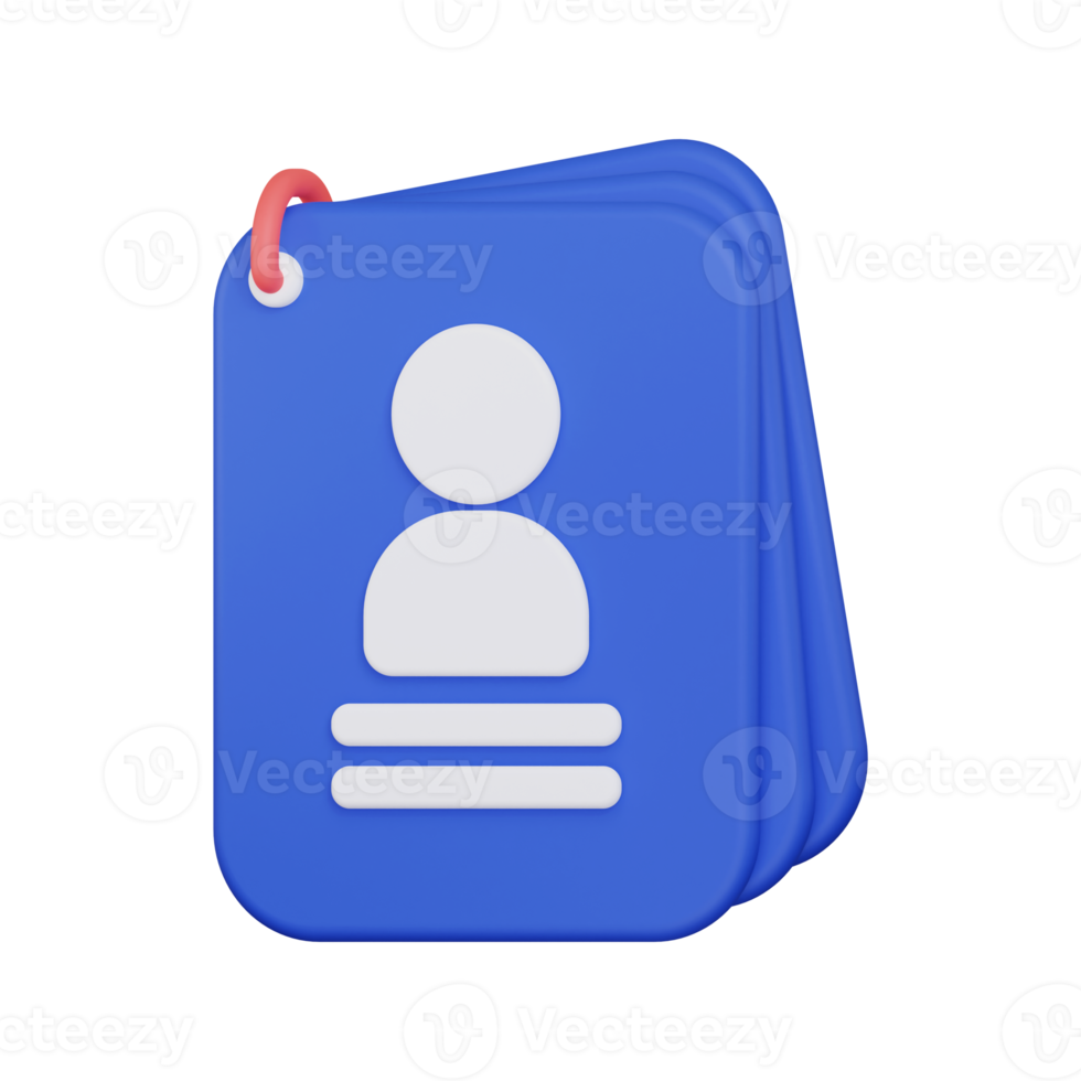 3d Contact Book icon png