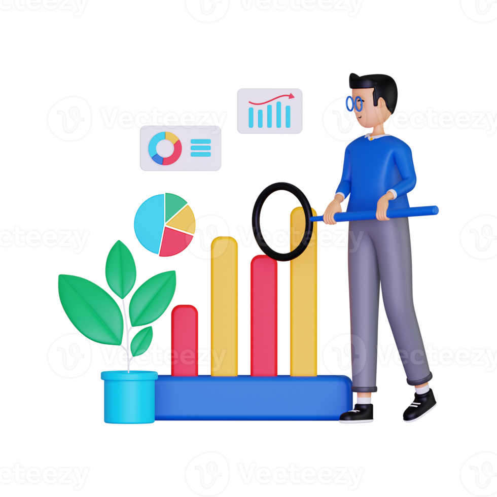 3d Data Analysis Report illustration png