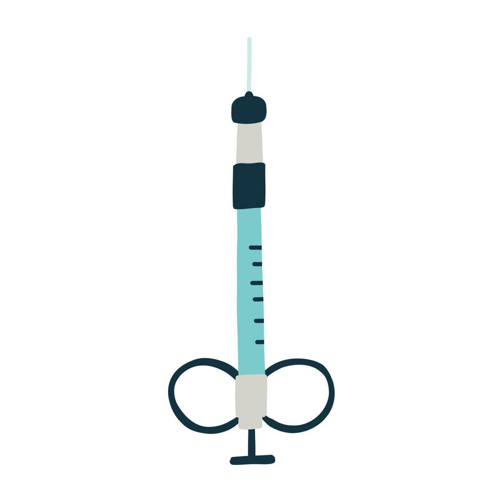 Dental syringe anesthetic injection vector