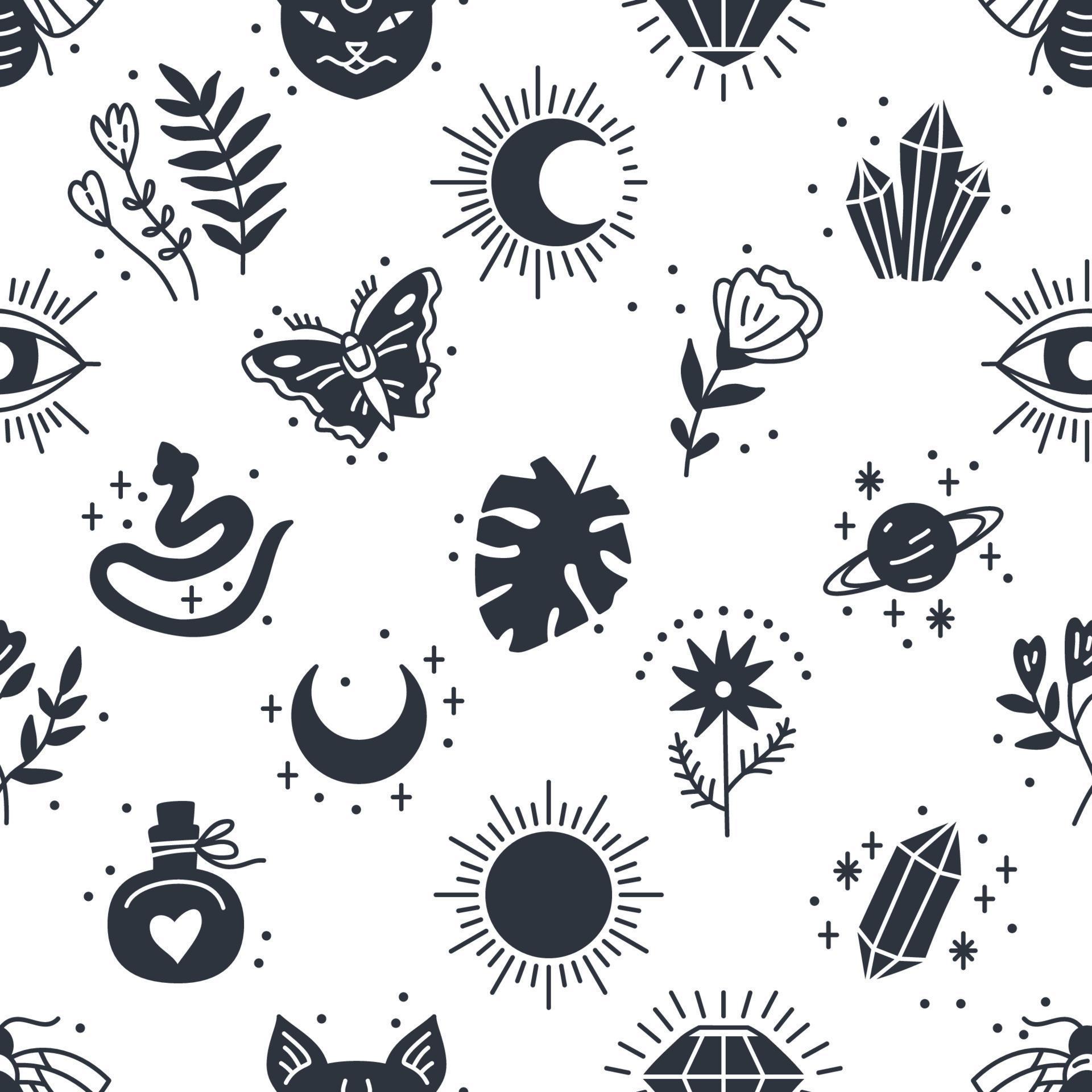 Boho highlight covers pattern 10873699 Vector Art at Vecteezy