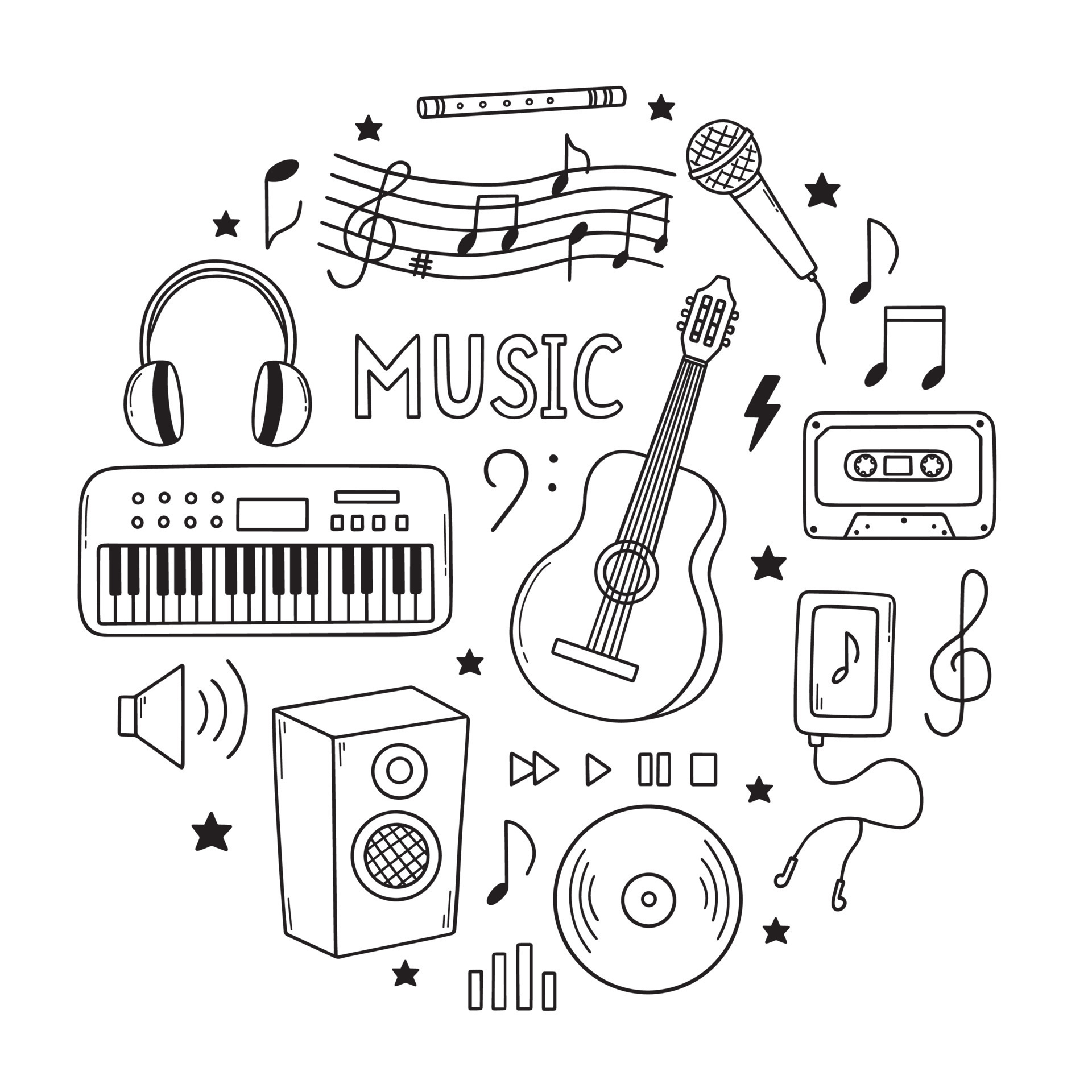 Porter Radiate Go out Hand drawn Music doodle. Musical instruments, notes, headphones in sketch style. 10873719 Vector Art at Vecteezy Porter Radiate Go out Hand drawn Music doodle. Musical instruments, notes, headphones in sketch style. 10873719 Vector Art at Vecteezy
