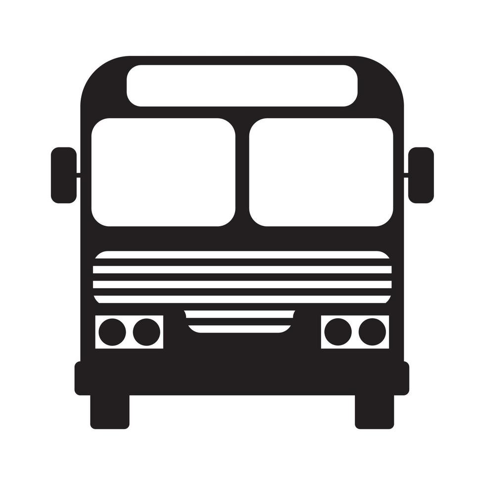 Indian Bus Icon Vector Illustration for Bus Related Company Logo
