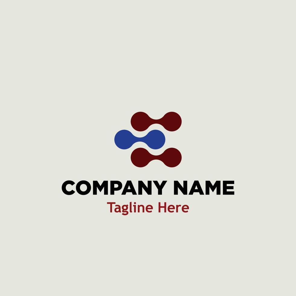 artificial intelligence logo design abstract vector