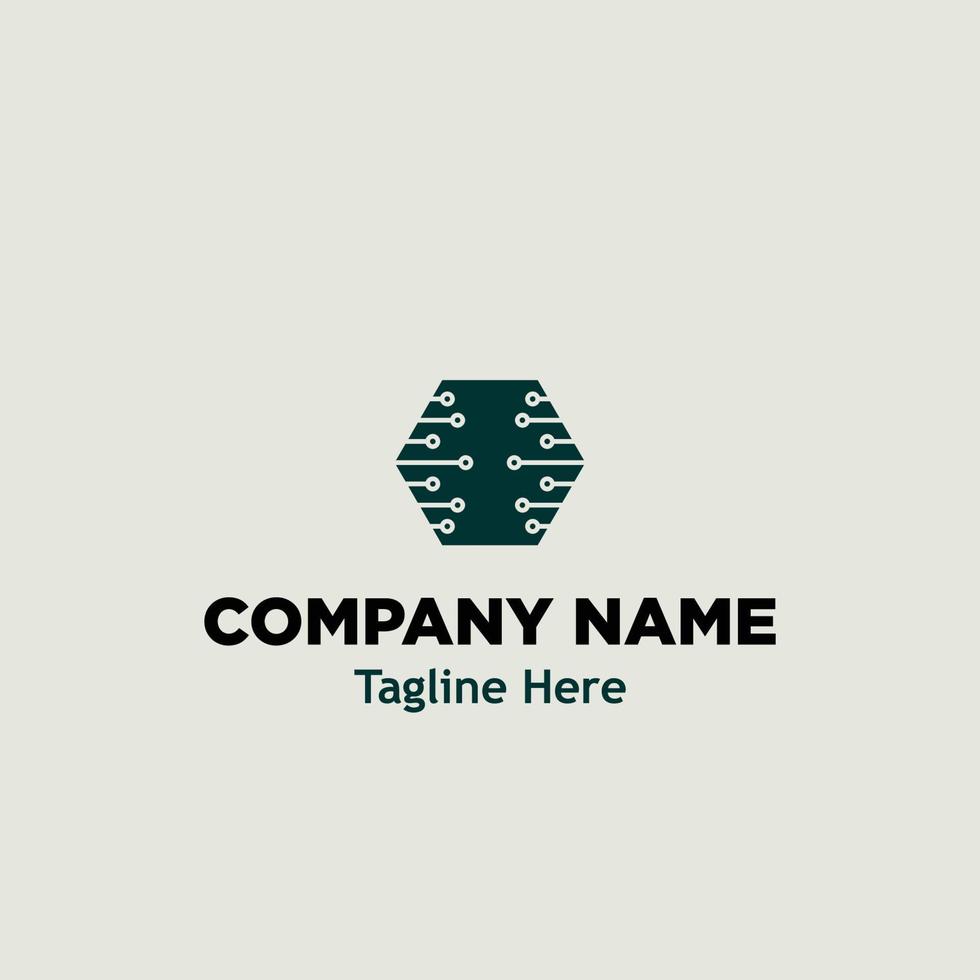 artificial intelligence logo design abstract vector