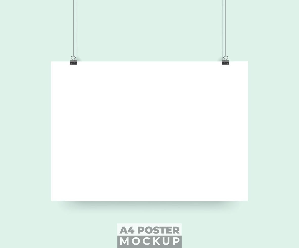 Blank photo frame collection frame set. Photo frames with adhesive tape and paperclip. Isolated vector design background.