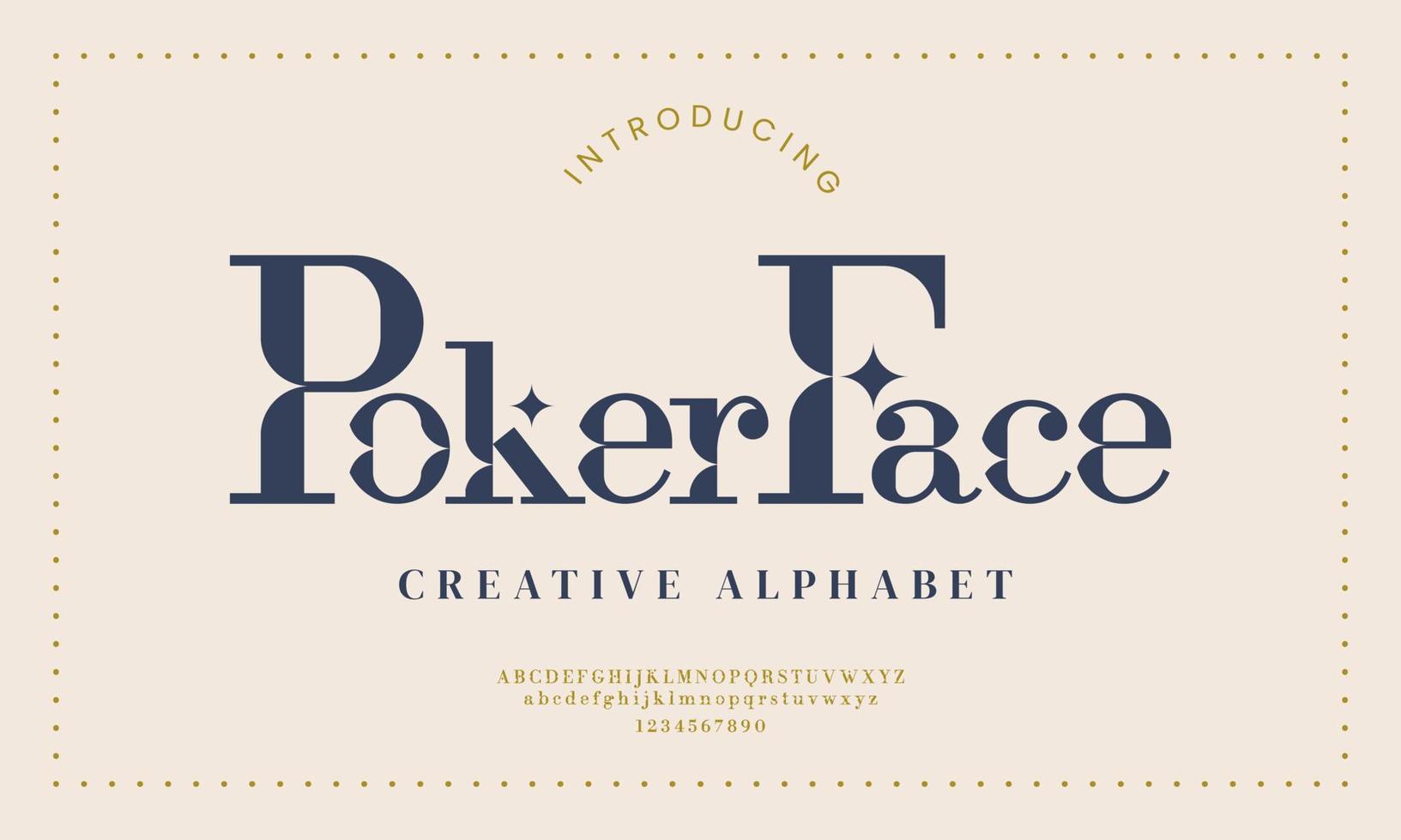 Abstract Fashion font alphabet. Minimal modern urban fonts for logo, brand etc. Typography typeface uppercase lowercase and number. vector illustration