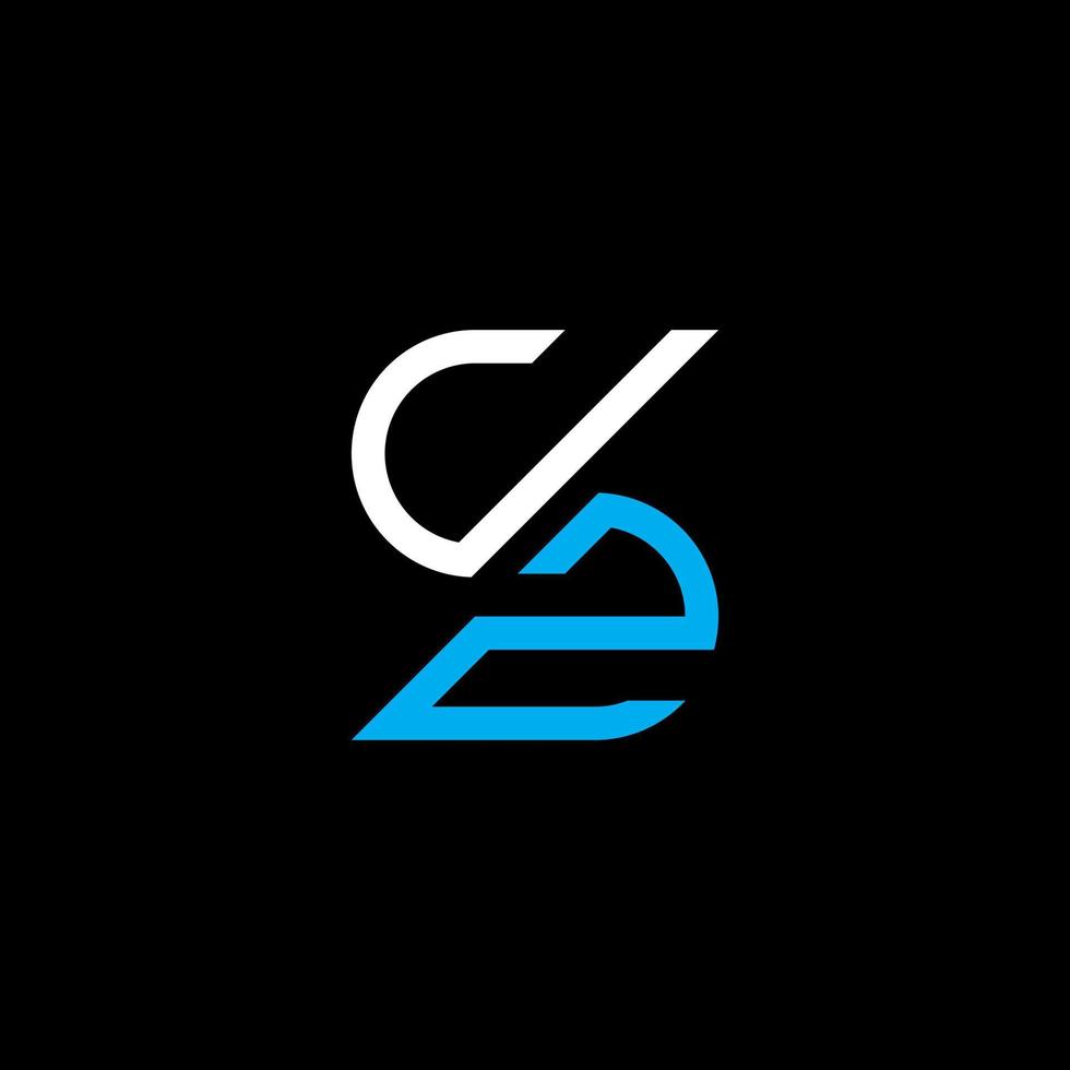 Diseño creativo del logotipo de la letra uz con gráfico vectorial, logotipo simple y moderno de uz. vector