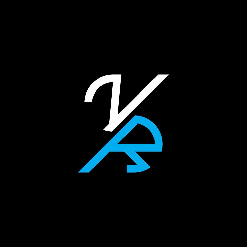 Diseño creativo del logotipo de la letra nr con gráfico vectorial, logotipo simple y moderno nr. vector