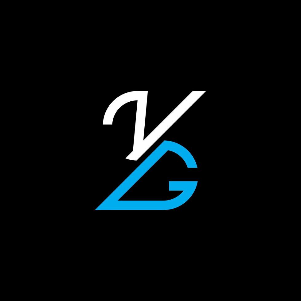 diseño creativo del logotipo de la letra ng con gráfico vectorial, logotipo simple y moderno de ng. vector