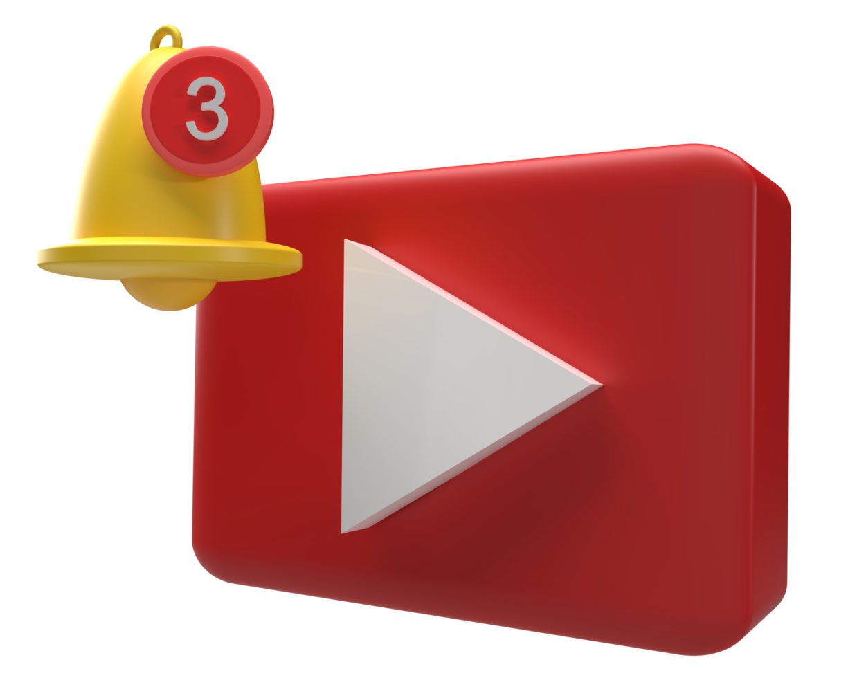 video online 3d rendering png
