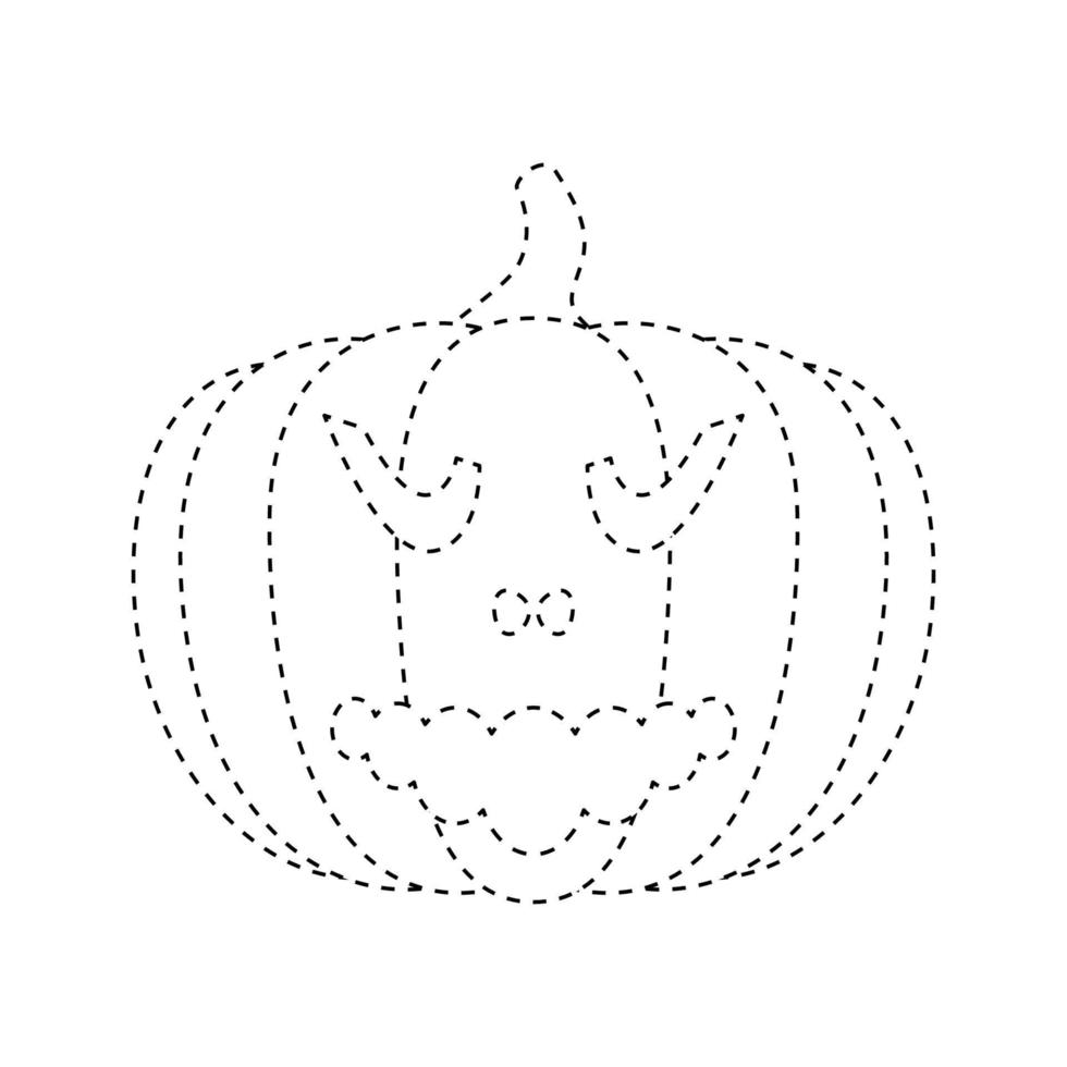 halloween-pumpkin-tracing-worksheet-for-kids-10876853-vector-art-at