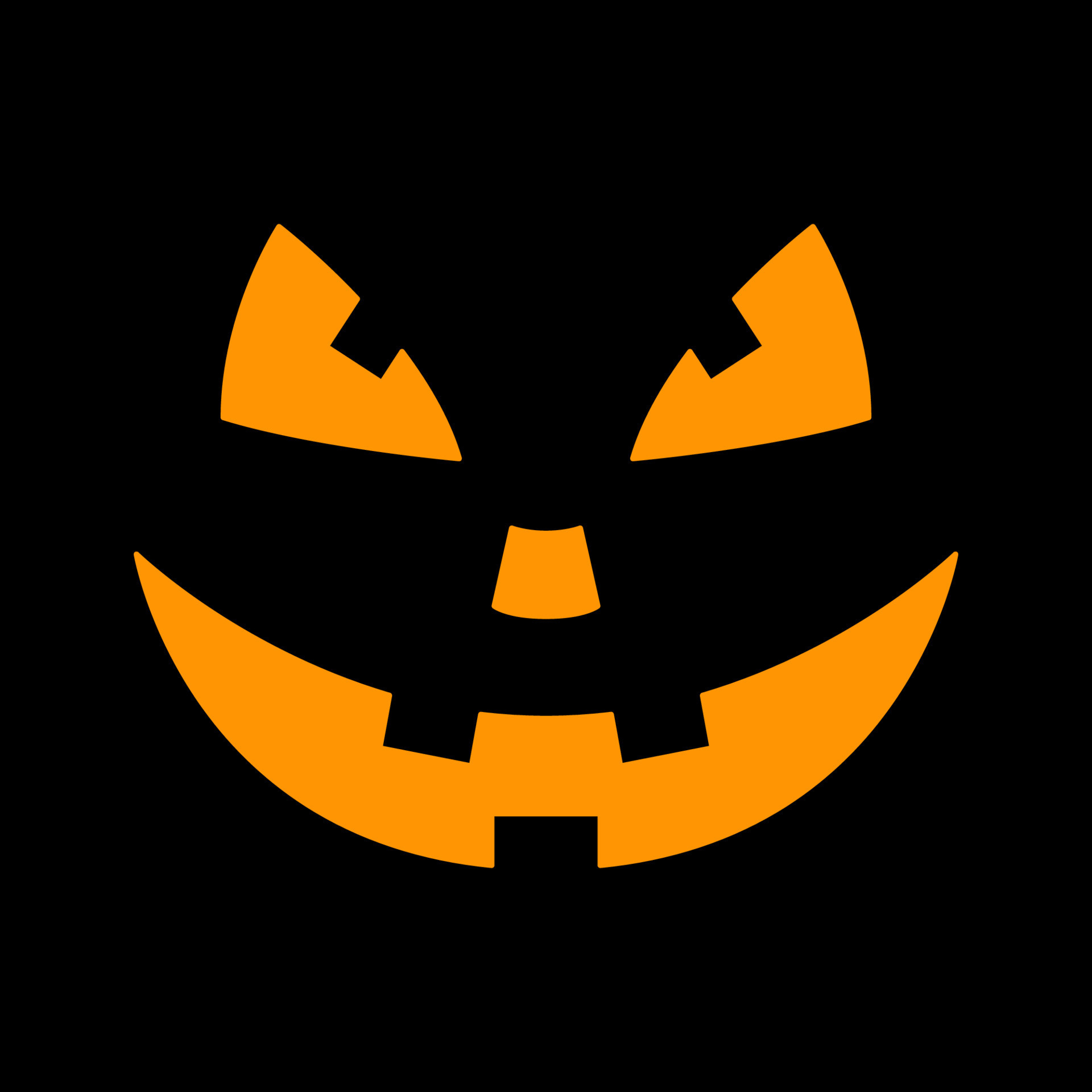 Halloween Pumpkin Face, Vector illustration 10877001 Vector Art at Vecteezy