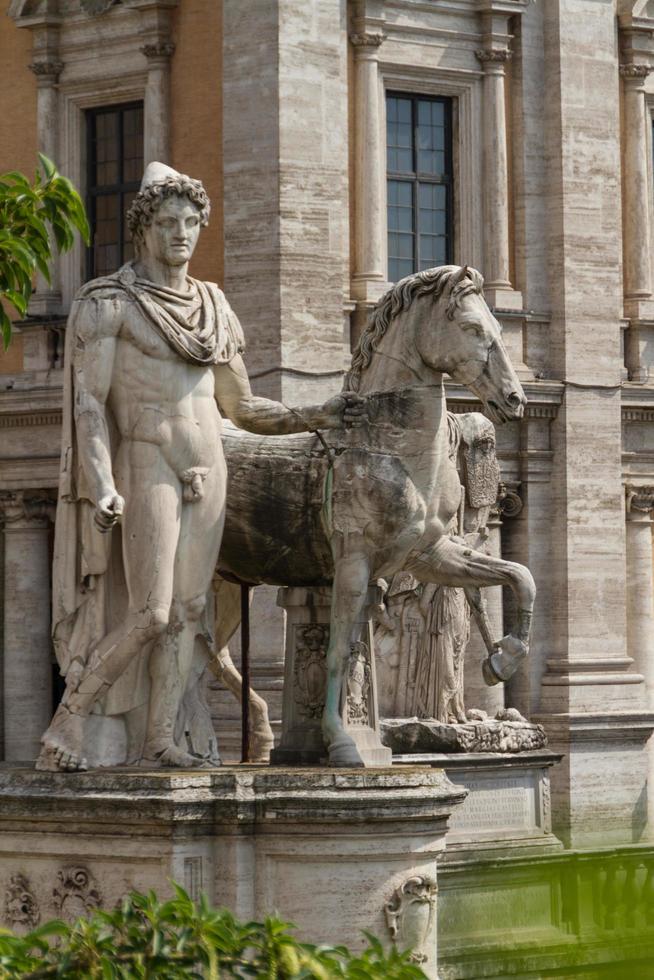 Rome, Italy, 2022 - Campidoglio square Piazza del Campidoglio in Rome, Italy photo