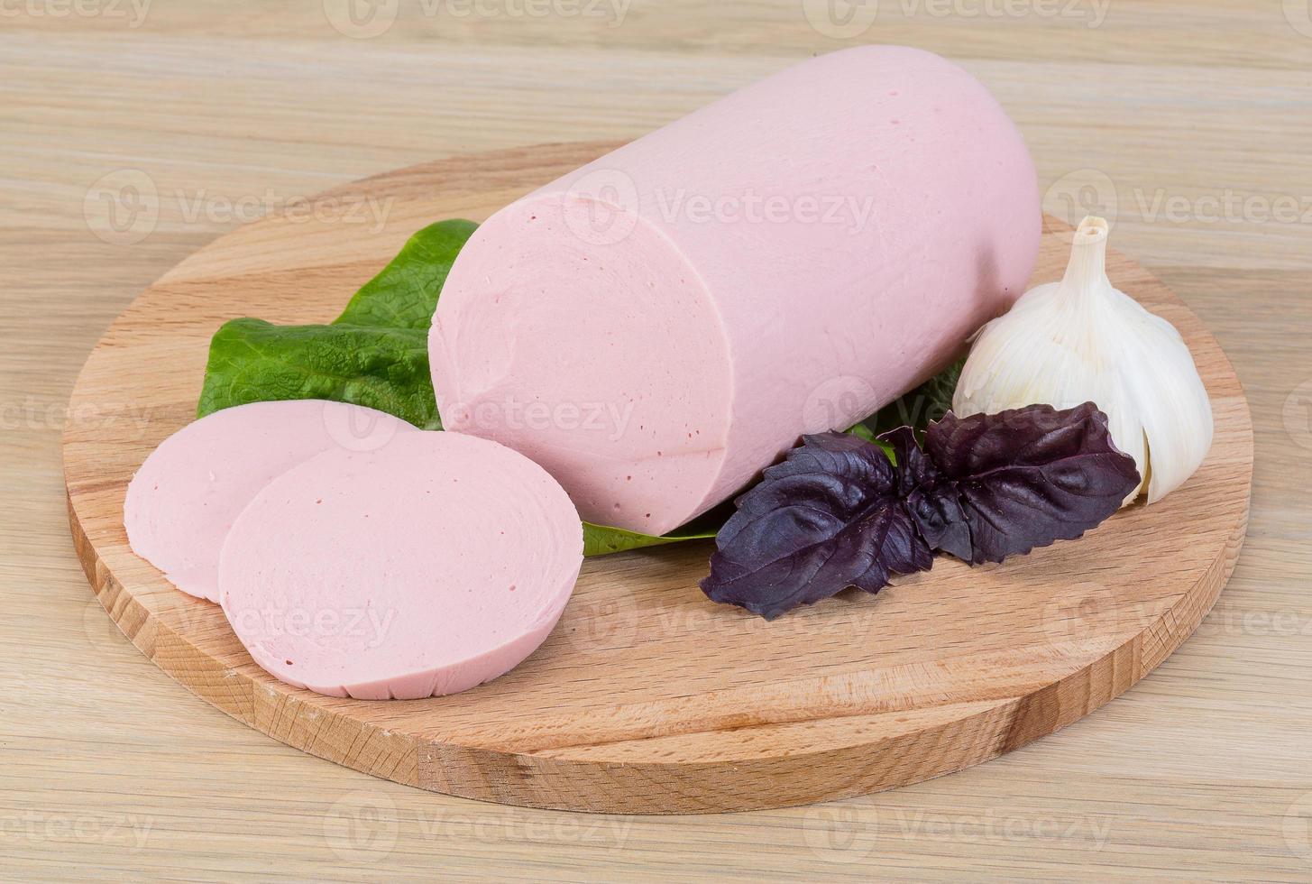 Cooked bologna sausage 10878485 Stock Photo at Vecteezy